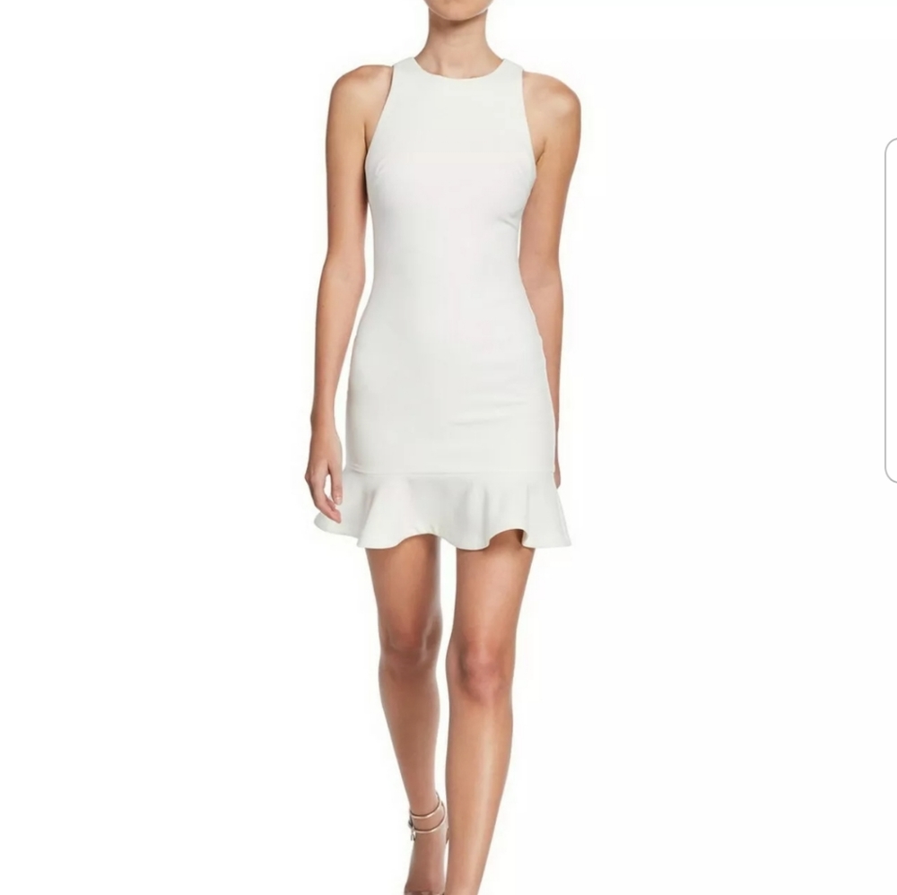 LIKELY WHITE SLEEVELESS BECKETT RUFFLE - Picture 3 of 15